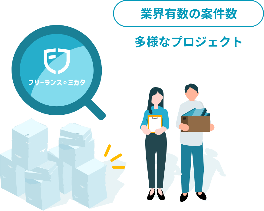 業界有数の案件数 多様なプロジェクト